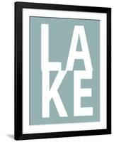 Lake Aqua-Jamie MacDowell-Framed Art Print