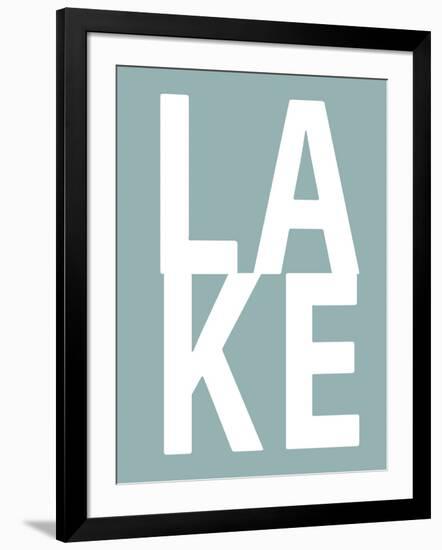 Lake Aqua-Jamie MacDowell-Framed Art Print
