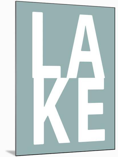 Lake Aqua-Jamie MacDowell-Mounted Art Print