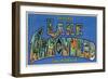 Lake Arrowhead, California - Large Letter Scenes-Lantern Press-Framed Art Print