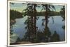 Lake Arrowhead, California - View From Emerald Bay-Lantern Press-Mounted Art Print