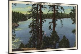 Lake Arrowhead, California - View From Emerald Bay-Lantern Press-Mounted Art Print