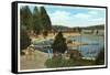 Lake Arrowhead, California-null-Framed Stretched Canvas