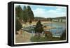 Lake Arrowhead, California-null-Framed Stretched Canvas