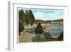 Lake Arrowhead, California-null-Framed Art Print