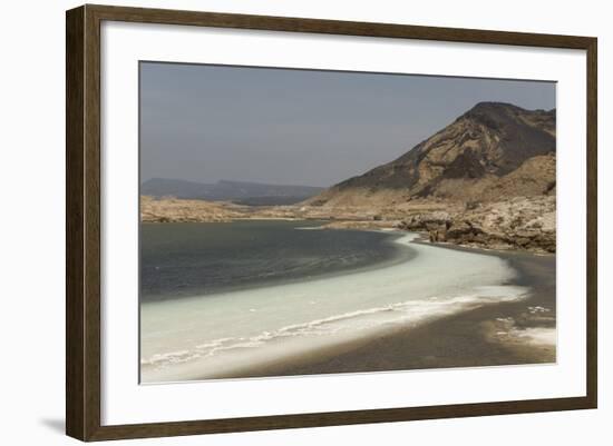 Lake Assal, 151M Below Sea Level, Djibouti, Africa-Tony Waltham-Framed Photographic Print