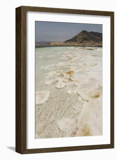 Lake Assal, 151M Below Sea Level, Djibouti, Africa-Tony Waltham-Framed Photographic Print