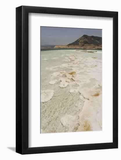 Lake Assal, 151M Below Sea Level, Djibouti, Africa-Tony Waltham-Framed Photographic Print