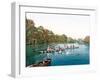 Lake at Franzenbad, Bohemia, Pub. C.1900-null-Framed Giclee Print