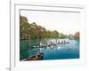 Lake at Franzenbad, Bohemia, Pub. C.1900-null-Framed Giclee Print