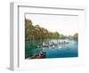 Lake at Franzenbad, Bohemia, Pub. C.1900-null-Framed Giclee Print