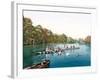 Lake at Franzenbad, Bohemia, Pub. C.1900-null-Framed Giclee Print