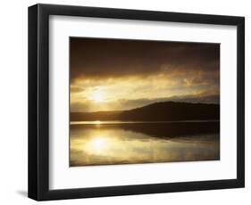 Lake at Sunrise, Lake of the Ozarks, Missouri, USA-Charles Gurche-Framed Photographic Print