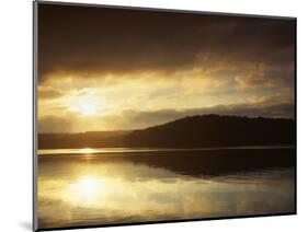 Lake at Sunrise, Lake of the Ozarks, Missouri, USA-Charles Gurche-Mounted Photographic Print