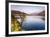 Lake at sunrise near the foot of Snowdon, Snowdonia National Park, North Wales, United Kingdom-Matthew Williams-Ellis-Framed Photographic Print