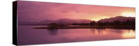 Lake at Sunset, Lake Tekapo, South Island, Canterbury, New Zealand-null-Stretched Canvas