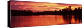 Lake at Sunset, Vermont, USA-null-Stretched Canvas