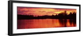 Lake at Sunset, Vermont, USA-null-Framed Photographic Print