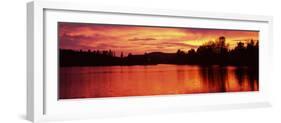 Lake at Sunset, Vermont, USA-null-Framed Photographic Print