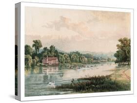 Lake at Virginia Water, 1880-F Jones-Stretched Canvas