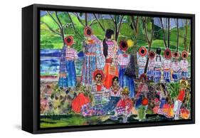 Lake Atitlan, 2005-Hilary Simon-Framed Stretched Canvas