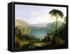 Lake Avernus: Aeneas and the Cumaean Sibyl, c.1814-5-J. M. W. Turner-Framed Stretched Canvas