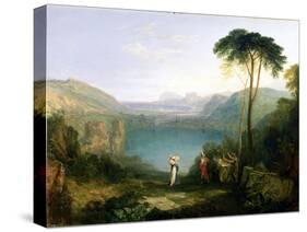 Lake Avernus: Aeneas and the Cumaean Sibyl, c.1814-5-J. M. W. Turner-Stretched Canvas