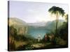 Lake Avernus: Aeneas and the Cumaean Sibyl, c.1814-5-J. M. W. Turner-Stretched Canvas