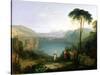 Lake Avernus: Aeneas and the Cumaean Sibyl, c.1814-5-J. M. W. Turner-Stretched Canvas