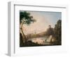 Lake Avernus with a Sarcophagus (Oil on Canvas)-Richard Wilson-Framed Giclee Print