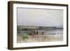 Lake Balaton with the Shore of Akarattya, 1885-Geza Meszoly-Framed Giclee Print