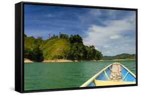 Lake Batang Ai, Batang Ai National Park, Sarawak, Malaysian Borneo, Malaysia, Southeast Asia, Asia-Nico Tondini-Framed Stretched Canvas