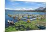 Lake Batur, Fishermen, Bali, Indonesia, Southeast Asia, Asia-G &-Mounted Photographic Print