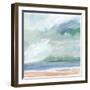 Lake Beach Blue-Pamela Munger-Framed Art Print