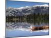 Lake Beauvert, Jasper, Jasper National Park, Alberta, Canada-Walter Bibikow-Mounted Photographic Print