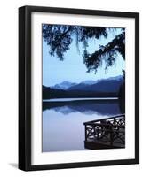 Lake Beauvert, Jasper, Jasper National Park, Alberta, Canada-Walter Bibikow-Framed Photographic Print