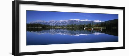 Lake Beauvert, Jasper Np, Alberta, Canada-Walter Bibikow-Framed Photographic Print