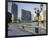 Lake Bellagio, Lantern, the Cosmopolitan Hotel, Strip, South Las Vegas Boulevard-Rainer Mirau-Framed Photographic Print