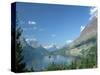 Lake Below Glaciated Peaks-Neil Rabinowitz-Stretched Canvas