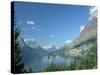 Lake Below Glaciated Peaks-Neil Rabinowitz-Stretched Canvas