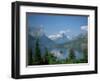 'Lake Below Glaciated Peaks' Photographic Print - Neil Rabinowitz ...