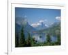 Lake Below Glaciated Peaks-Neil Rabinowitz-Framed Photographic Print