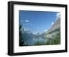 Lake Below Glaciated Peaks-Neil Rabinowitz-Framed Photographic Print