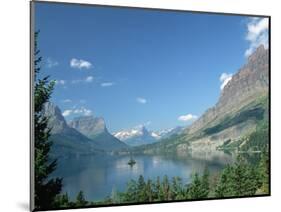 Lake Below Glaciated Peaks-Neil Rabinowitz-Mounted Photographic Print