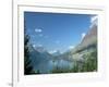 Lake Below Glaciated Peaks-Neil Rabinowitz-Framed Photographic Print