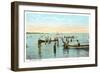 Lake Bemidji, Minnesota-null-Framed Art Print