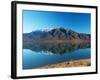 Lake Benmore in Winter, Waitaki Valley, South Island, New Zealand-David Wall-Framed Photographic Print