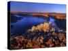 Lake Billy Chinook from Cove Palisades Overlook at Sunrise-Steve Terrill-Stretched Canvas