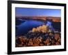 Lake Billy Chinook from Cove Palisades Overlook at Sunrise-Steve Terrill-Framed Photographic Print