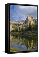 Lake Blanche and Sundial with Reflection, Utah-Howie Garber-Framed Stretched Canvas